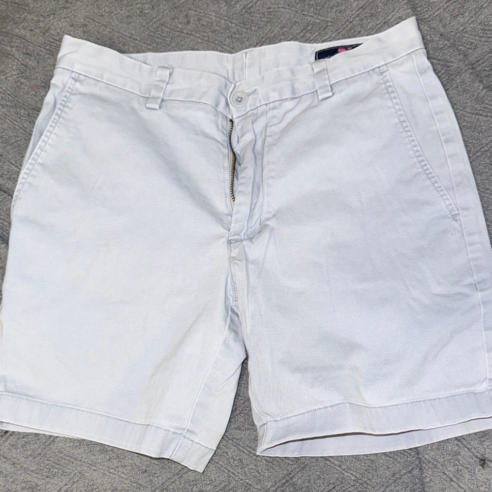 Vineyard Vines Men's Soft Blue Flat Front Shorts